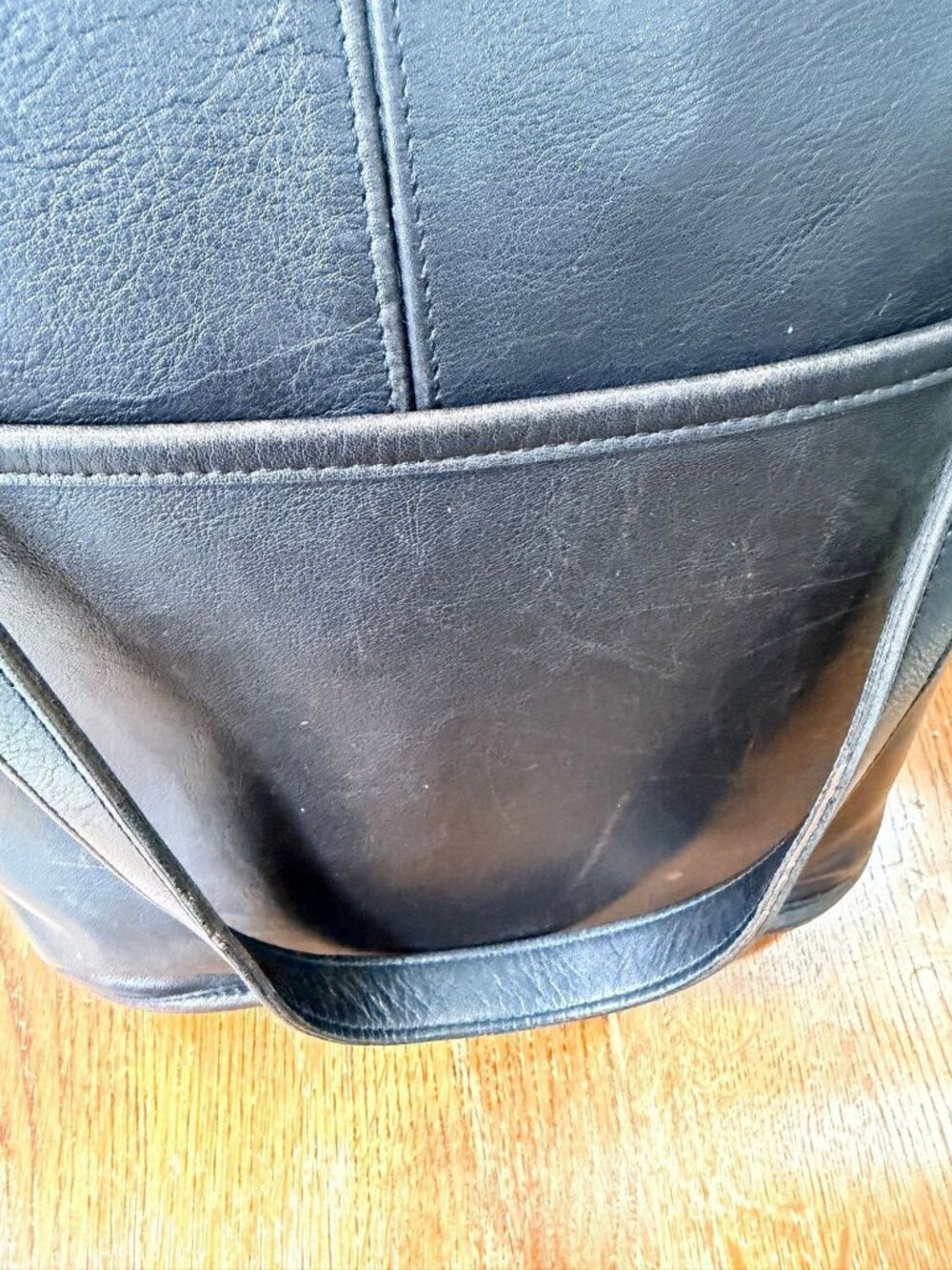 Coach Black Bucket Bag Pre-94 Made in the United States with Hangtag VGUC - Picture 4 of 4